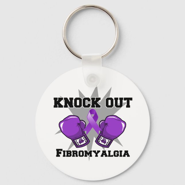 Knock Out Fibromyalgia Key Ring (Front)