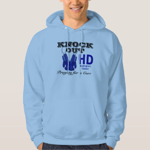 Knock Out Huntington's Disease HD Awareness Hoodie
