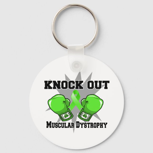 Knock Out Muscular Dystrophy Key Ring (Front)