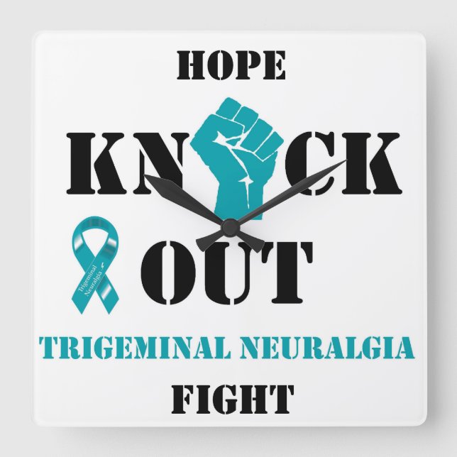 Knock Out Trigeminal Neuralgia clock (Front)