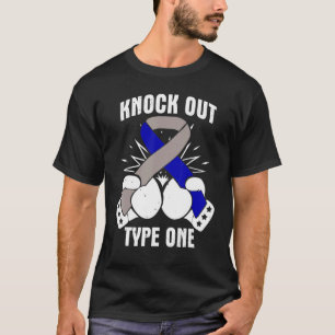 Knock Out Type 1 Diabetes Awareness Diabetic Boy G T-Shirt