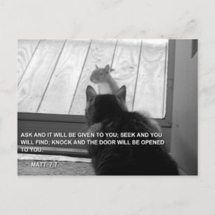 KNOCK POSTCARD