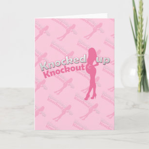 Knocked Up Knockout Baby Shower Mum-to-Be Invitation