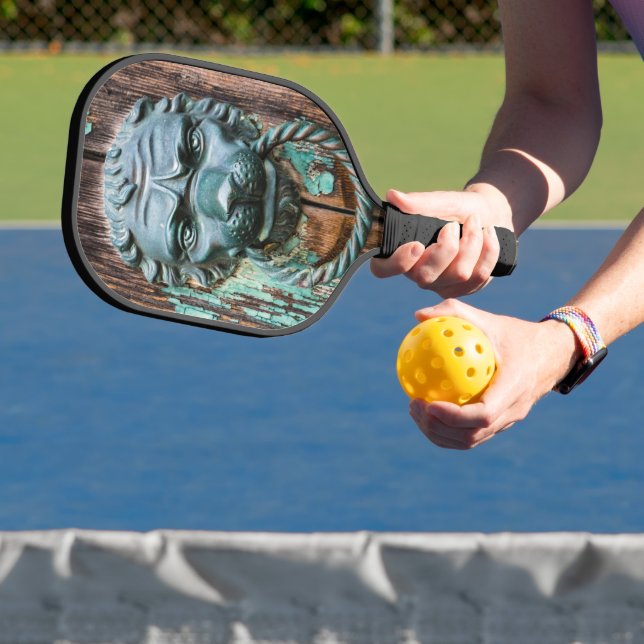 Knocking on heaven's door pickleball paddle (Insitu)