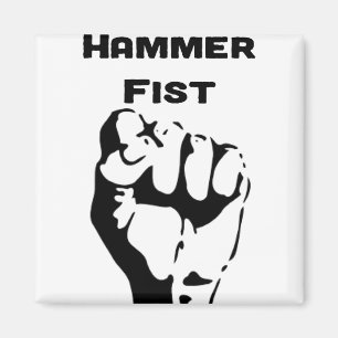 Knockout Boxing Hammer Fist Magnet