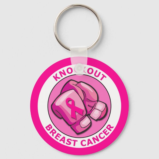 KNOCKOUT BREAST CANCER KEY RING (Front)