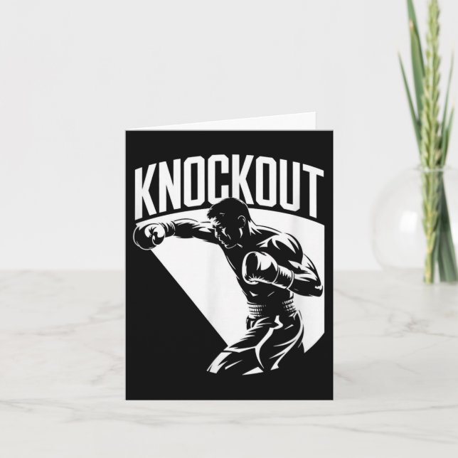 Knockout - Pride, Glory, Championship Cool Boxing  Card (Front)