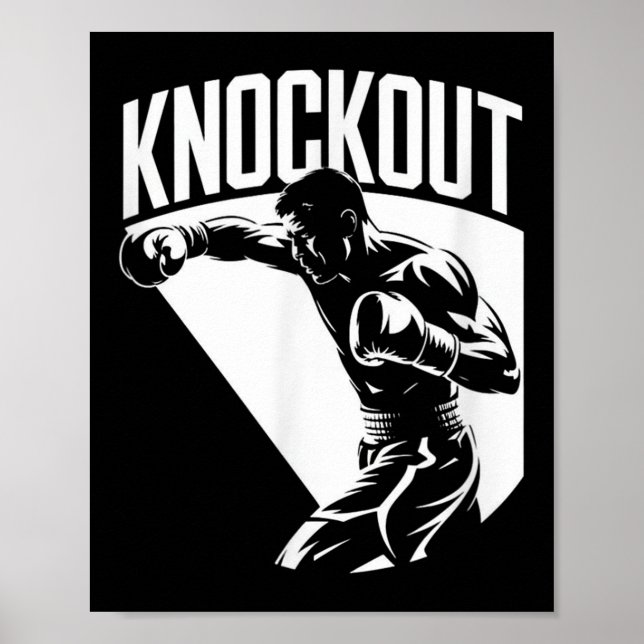 Knockout - Pride, Glory, Championship Cool Boxing  Poster (Front)