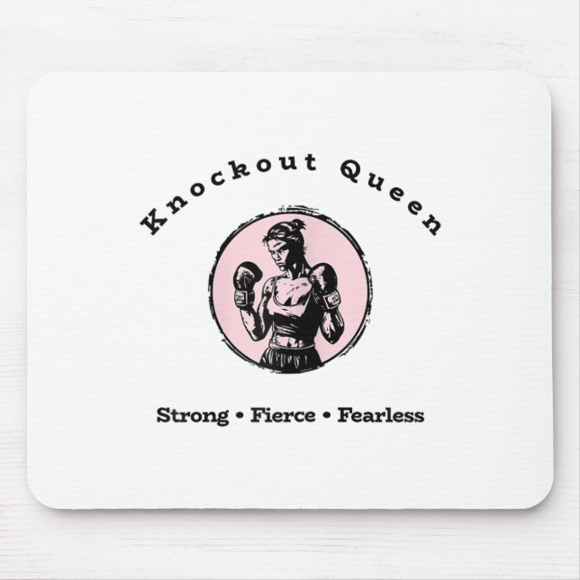 Knockout Queen  Mouse Mat (Front)