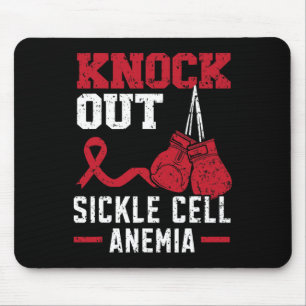 Knockout Sickle Cell Anaemia Blood Disorder Sickle Mouse Mat
