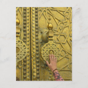Knoking on heavens door postcard