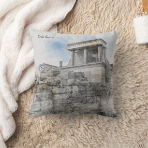 Knossos Palace, Heraklion, Crete, Greece  Cushion