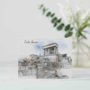 Knossos Palace, Heraklion, Crete, Greece  Holiday Postcard