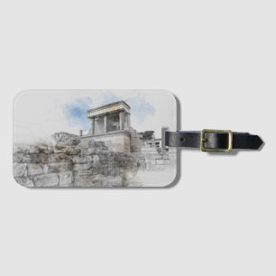  Knossos Palace, Heraklion, Crete, Greece  Luggage Tag
