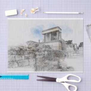  Knossos Palace, Heraklion, Crete, Greece  Tissue Paper