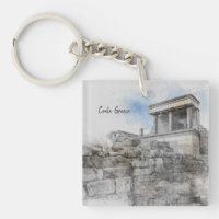 Knossos Palace Keychain – Ancient Crete Souvenir