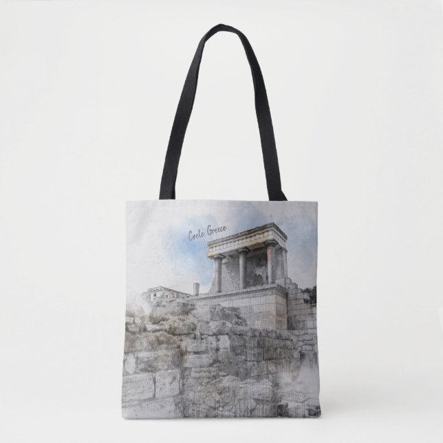 Knossos Palace Tote Bag – Heraklion Crete Greece  (Front)