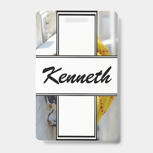 Knot Another by Kenneth Yoncich ID Badge (Front)