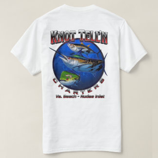 Knot Telln Charters Rip Art Logo T-Shirt