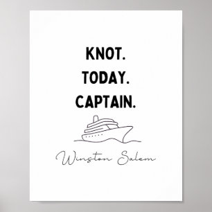 Knot Today Captain Cruise Outfit Winston Salem Poster