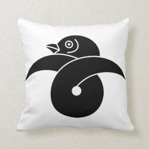 Knot wild goose gold cushion