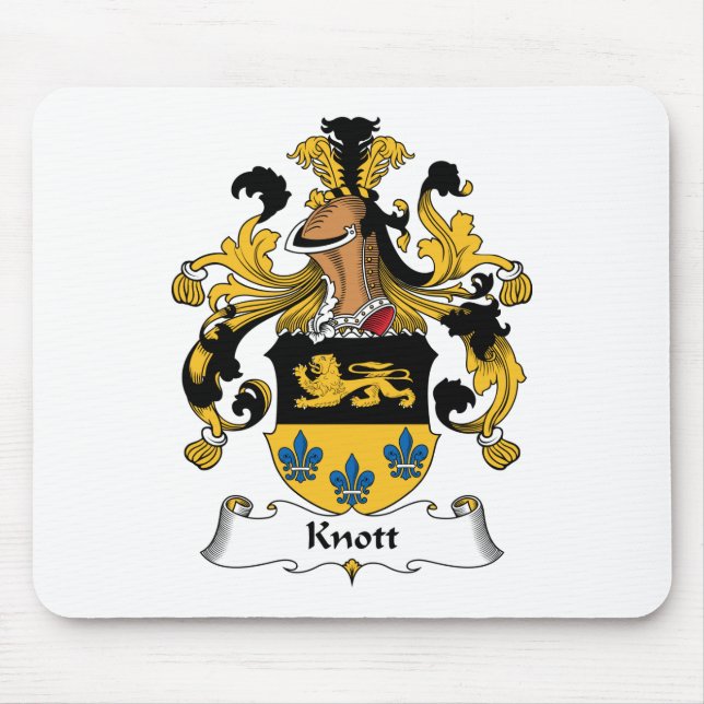 Knott Family Crest Mouse Mat (Front)