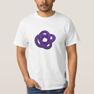 Knotted Torus - Purple T-Shirt