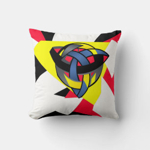 Knotted World Modern Celtic Pillow