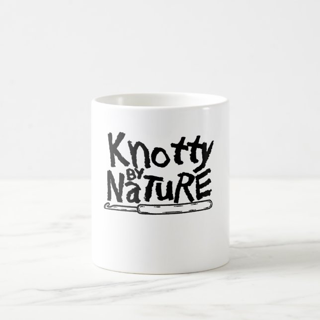 Knotty by Nature Crochet Mug (Center)
