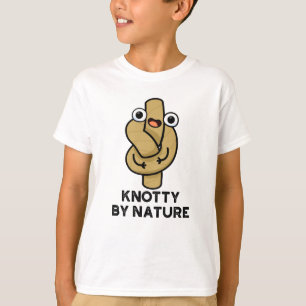 Knotty By Nature Funny Knot Pun  T-Shirt