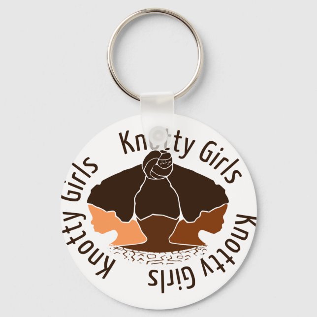 Knotty Girls Key Ring (Front)