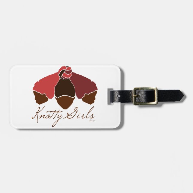 Knotty Girls Luggage Tag (Front Horizontal)