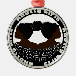 Knotty Girls Metal Tree Decoration