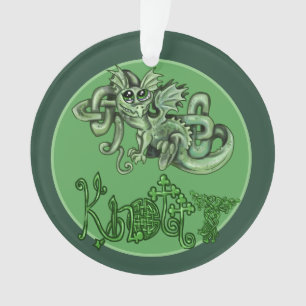 Knotty lil Dragon!Celtic Knot Ornament