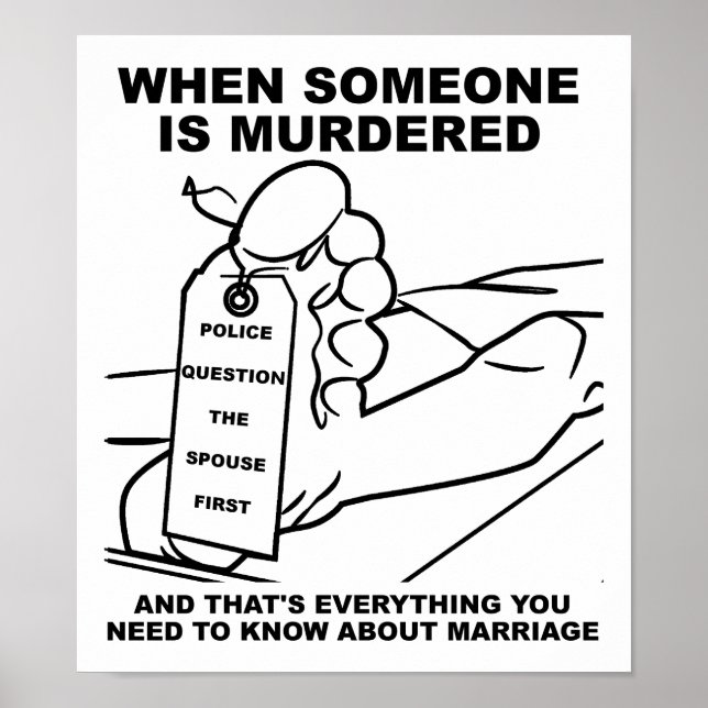 Know About Marriage Funny Poster (Front)