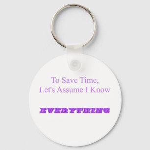 Know Everything Key Ring