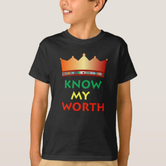 Know My Worth kid's t-shirt