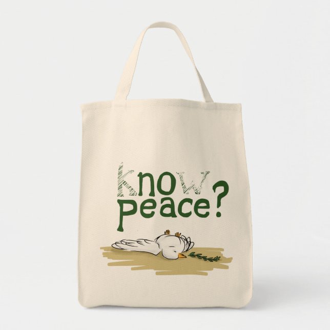 Know Peace Civil Rights Activist Tote Bag (Front)