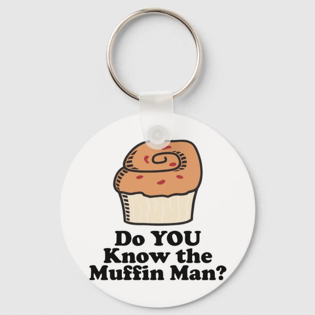 know the muffin man key ring (Front)