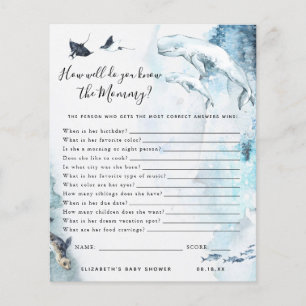 Know The Mummy Baby Shower Game