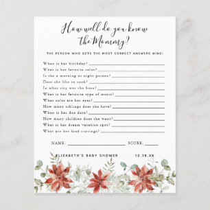 Know The Mummy   Baby Shower Game