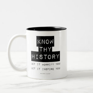 Know Thy History Two-Tone Coffee Mug
