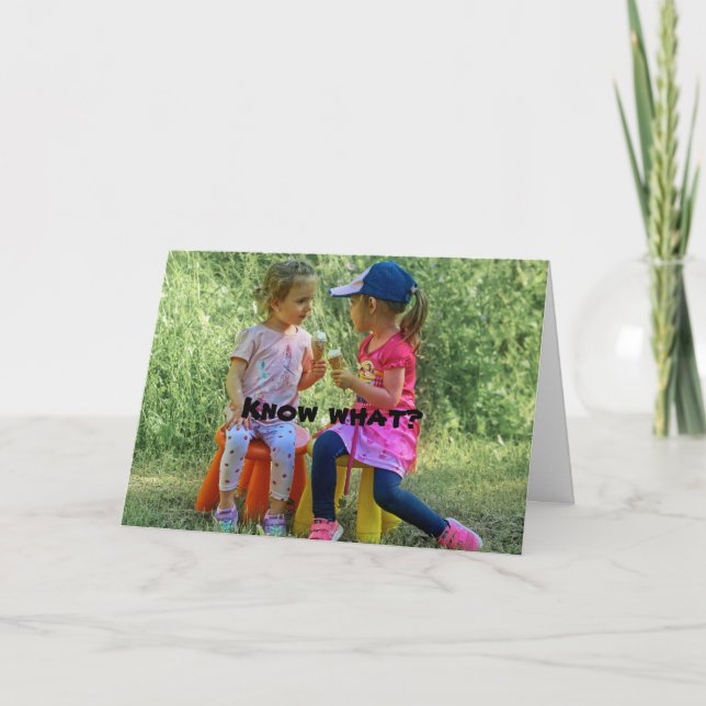 KNOW WHAT FRIENDSHIP CARD (Front)