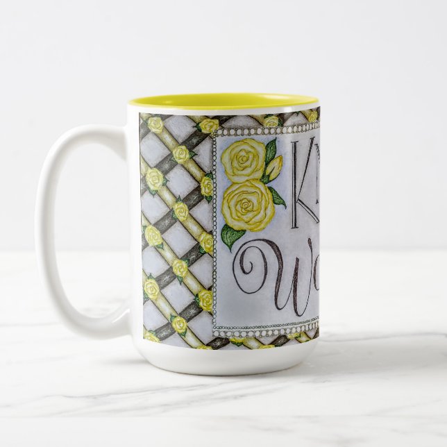 Know Wonder! -  Two-Tone Coffee Mug (Left)