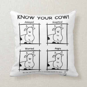 Know Your Cow! - Serious Mix Cushion