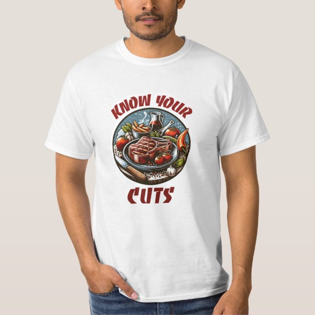Know Your Cuts T-Shirt (Front)