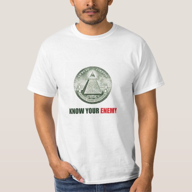 Know Your Enemy Illuminati T-Shirt (Front)