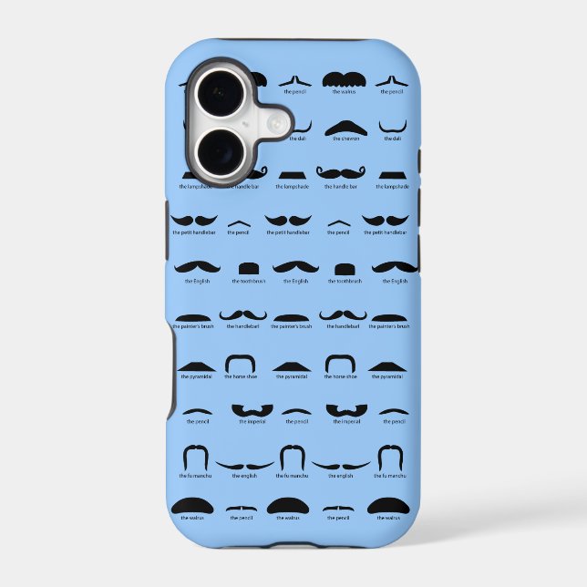 Know your moustache ? - iphone 5 case (Back)