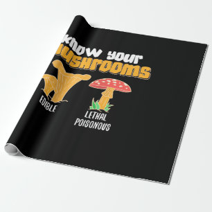 Know Your Mushrooms Wrapping Paper