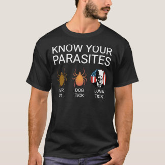 Know Your Parasites Anti Joe Biden T-Shirt